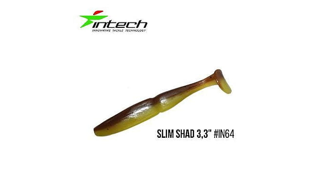 Виброхвост Intech Slim Shad 3.3", 7 шт - фото 9