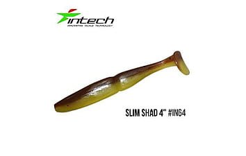Виброхвост Intech Slim Shad 4.0", 5 шт