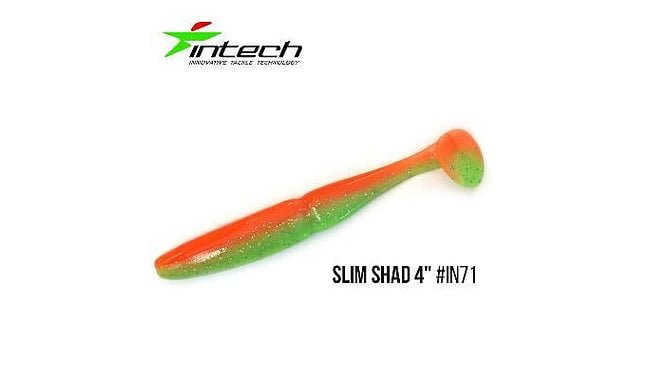 Виброхвост Intech Slim Shad 4.0", 5 шт - фото 2