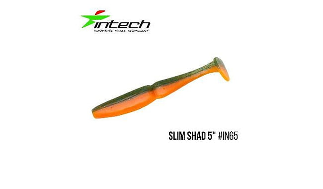 Виброхвост Intech Slim Shad 5.0", 5 шт - фото 1