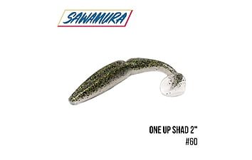 Виброхвост Sawamura One'Up Shad 2.0" 9 шт