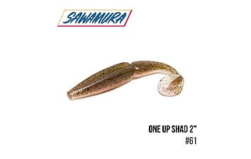 Виброхвост Sawamura One'Up Shad 2.0" 9 шт