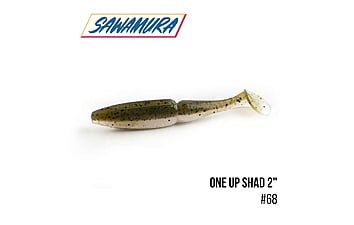 Виброхвост Sawamura One'Up Shad 2.0" 9 шт