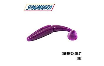 Виброхвост Sawamura One'Up Shad 4" 6 шт