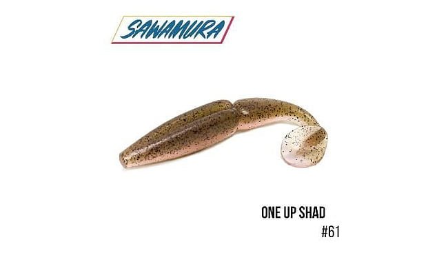 Віброхвіст Sawamura One'Up Shad 6.0", 4 шт - фото 1