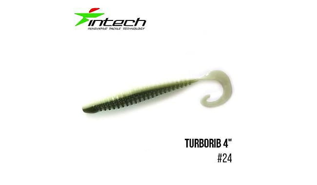 Твістер Intech Turborib 4.0", 5 шт - фото 8
