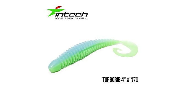 Твістер Intech Turborib 4.0", 5 шт - фото 2