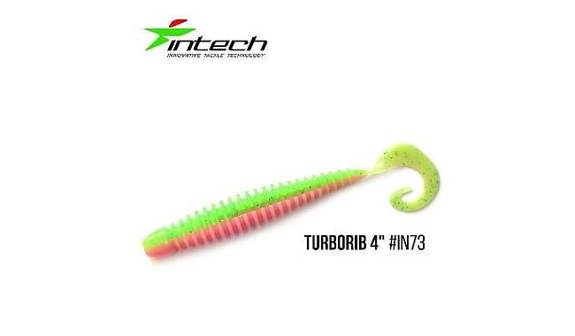 Твістер Intech Turborib 4.0", 5 шт - фото 1