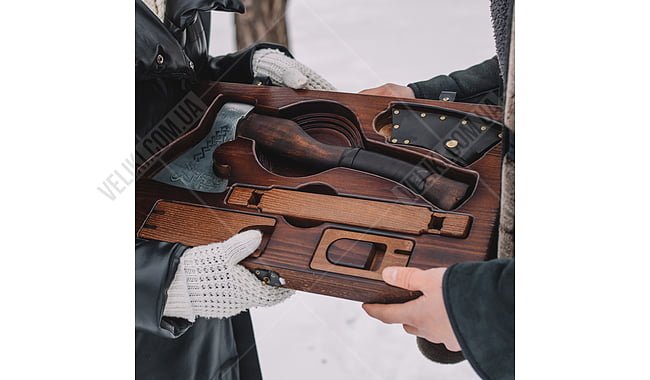 Сокира Gorillas Market Вікінг у подарунковій коробці Gorillas BBQ - дополнительное фото 2