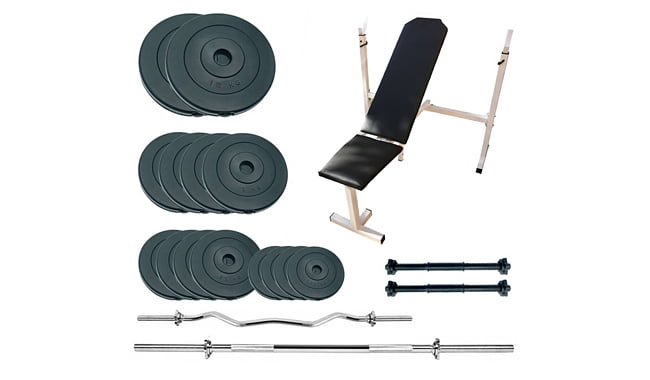 Скамья для жима Newt Gym Set Pro с набором весов 70 кг - фото 1