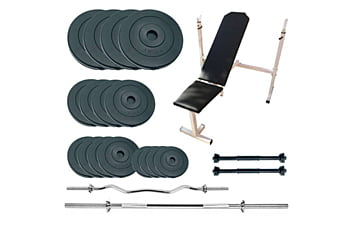 Лава для жиму Newt Gym Set Pro з набором ваг 90 кг.
