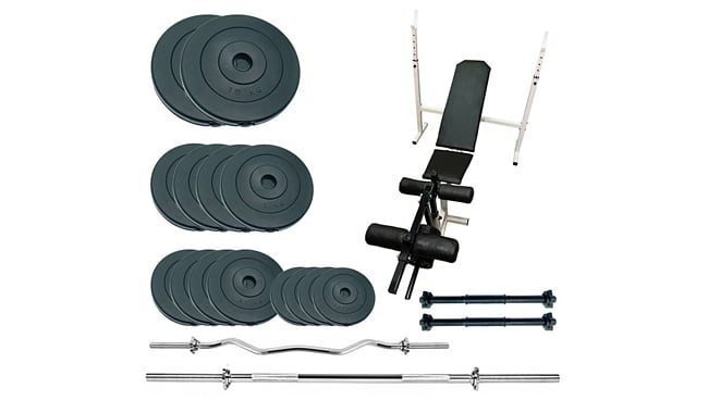 Скамья для жима Newt Gym Scott Plus Set Pro с набором весов 70 кг - фото 1