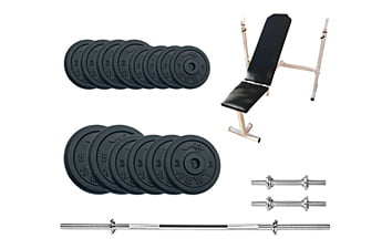 Лава для жиму Newt Gym Set-SKH Home з набором ваг 45 кг