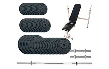 Лава для жиму Newt Gym Set-SKH Home з набором ваг 79 кг