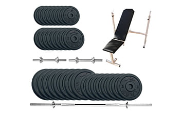 Лава для жиму Newt Gym Set-SKH Home з набором ваг 95 кг