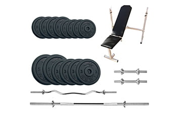 Лава для жиму Newt Gym Set-SKHW Home з набором ваг 50 кг