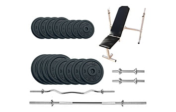 Лава для жиму Newt Gym Set-SKHW Home з набором ваг 60 кг