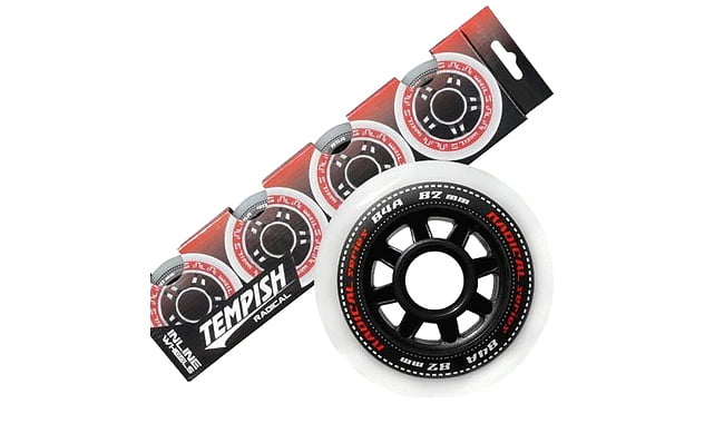 Набор колес для роликов Tempish Radical 76 x 24 84A - фото 1