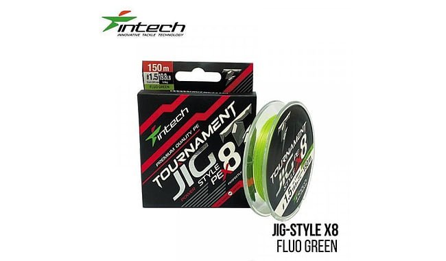 Шнур Intech Tournament Jig-Style PE X8 150 м, 0.6 мм, 4.2 kg - фото 1