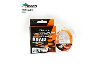 Шнур Intech  First Braid X8 100 м #0,8 6,4 кг