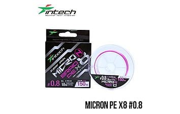 Шнур Intech MicroN PE X8 150 м 0.8 мм 8.2 kg