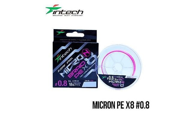 Шнур Intech  MicroN PE X8  200 м #0,8 8,2 кг - фото 1