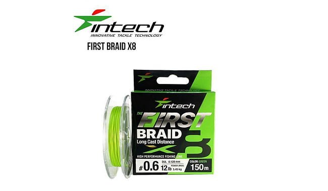 Шнур Intech  First Braid X8 150 м #1,2 10,0 кг - фото 1