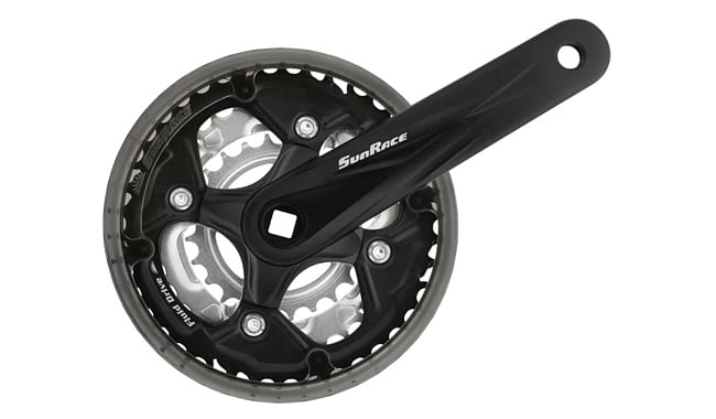 Система шатунов SunRace FCM500 CG 24-34-42T 175 мм - фото 1