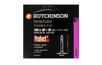 Камера 28" Hutchinson Protect'Air City 700x28-35 Presta 48 мм