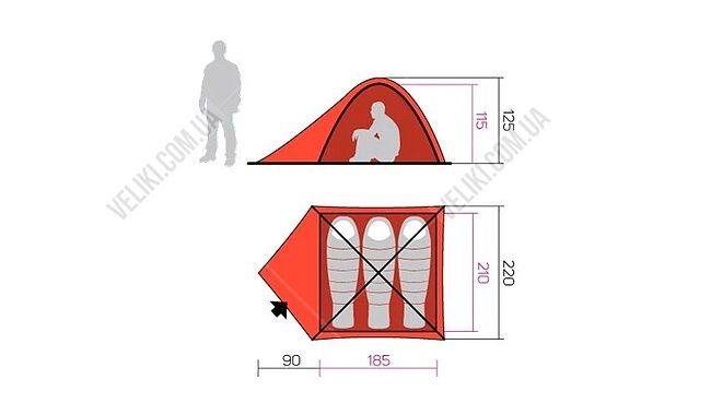 Намет Hannah Tycoon 3 - дополнительное фото 8