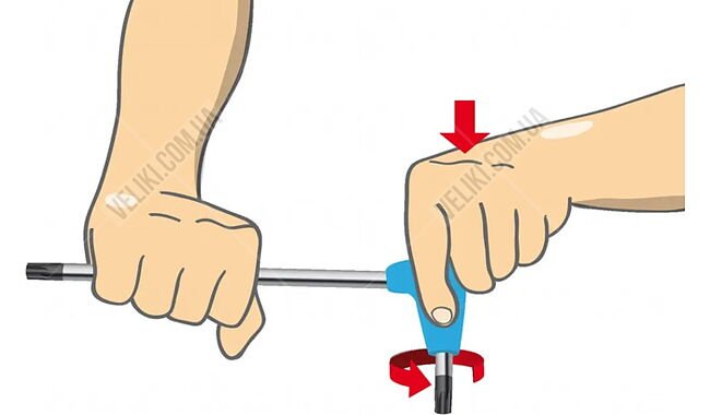 Шестигранник Unior 6 T-подібний - дополнительное фото 1