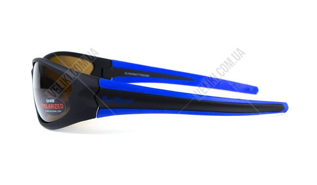 Окуляри BluWater Daytona-4 Polarized Brown - дополнительное фото 3