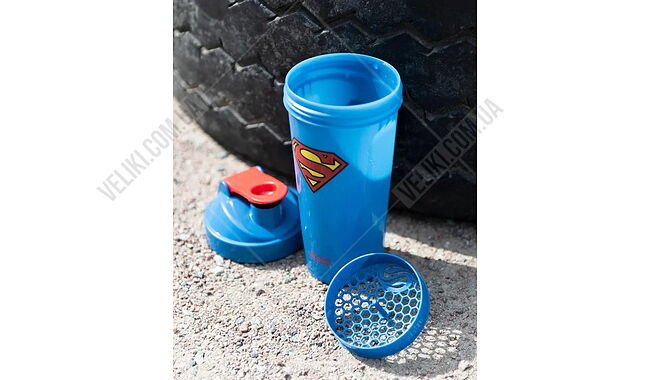 Шейкер Smartshake Lite DC Superman 800 мл - дополнительное фото 2
