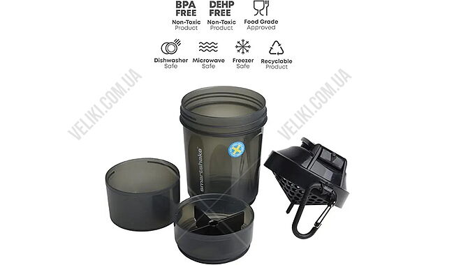 Шейкер Smartshake Original2Go 600 мл - дополнительное фото 7