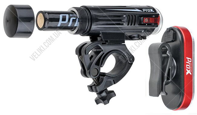 Комплект велосвета ProX Crater + Iris - дополнительное фото 1