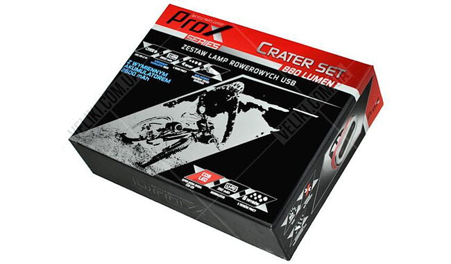 Комплект велосвета ProX Crater + Iris - дополнительное фото 2