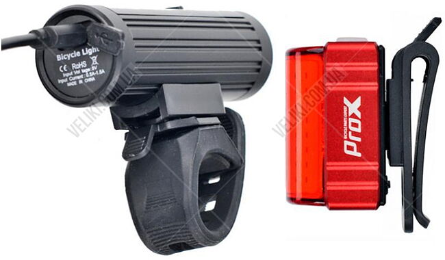 Комплект велосвета ProX Hamal + Zeta - дополнительное фото 1