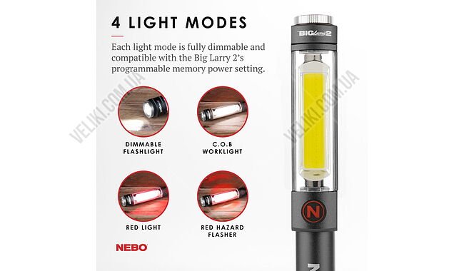 Ліхтар Nebo Big Larry 2 - дополнительное фото 3