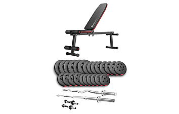 Лава для жиму HS-1010 PRO з набором Hop-Sport Premium 135 кг