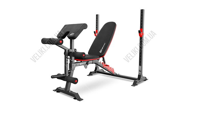 Скамья для жима HS-1095 с набором Hop-Sport Premium 105 кг - дополнительное фото 3