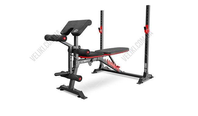 Скамья для жима HS-1095 с набором Hop-Sport Premium 105 кг - дополнительное фото 4
