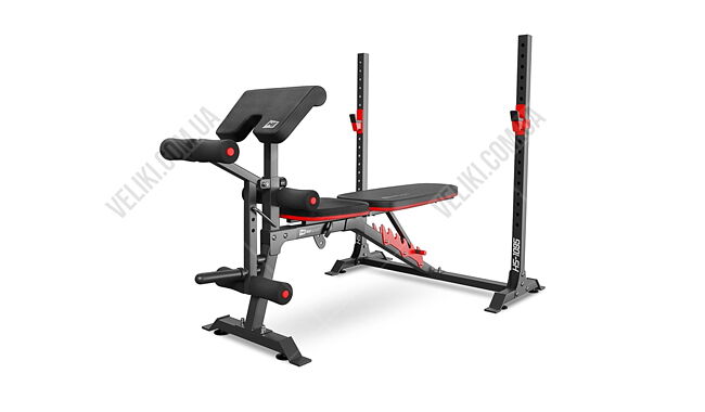 Скамья для жима HS-1095 с набором Hop-Sport Premium 75 кг - дополнительное фото 4