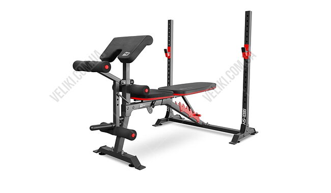 Скамья для жима HS-1095 с набором Hop-Sport Premium 69 кг - дополнительное фото 2