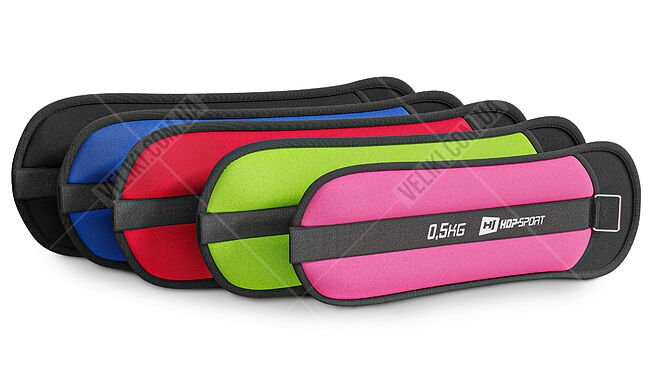 Обтяжувачі для щиколоток та зап'ясть Hop-Sport HS-S001WB 2 x 0.5 кг - дополнительное фото 3