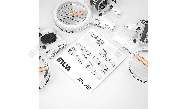 Компас Silva Arc Jet Right - дополнительное фото 8