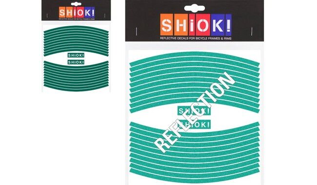 Светоотражающие наклейки на обода SHiOK! - дополнительное фото 5