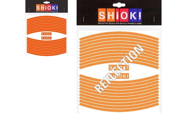 Светоотражающие наклейки на обода SHiOK! - дополнительное фото 1