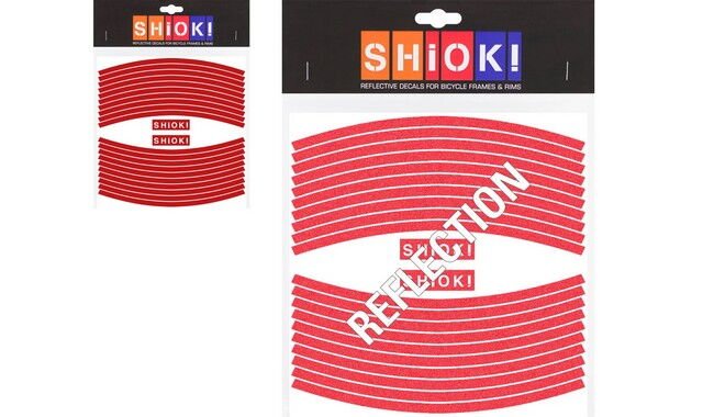 Светоотражающие наклейки на обода SHiOK! - дополнительное фото 2