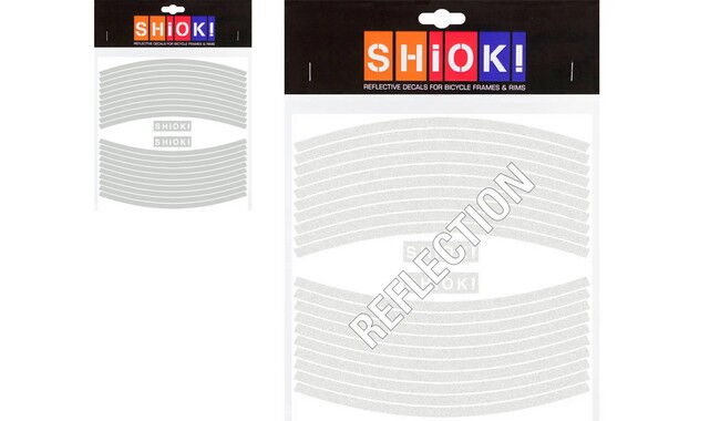 Светоотражающие наклейки на обода SHiOK! - дополнительное фото 3