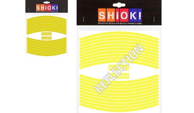 Светоотражающие наклейки на обода SHiOK! - дополнительное фото 4